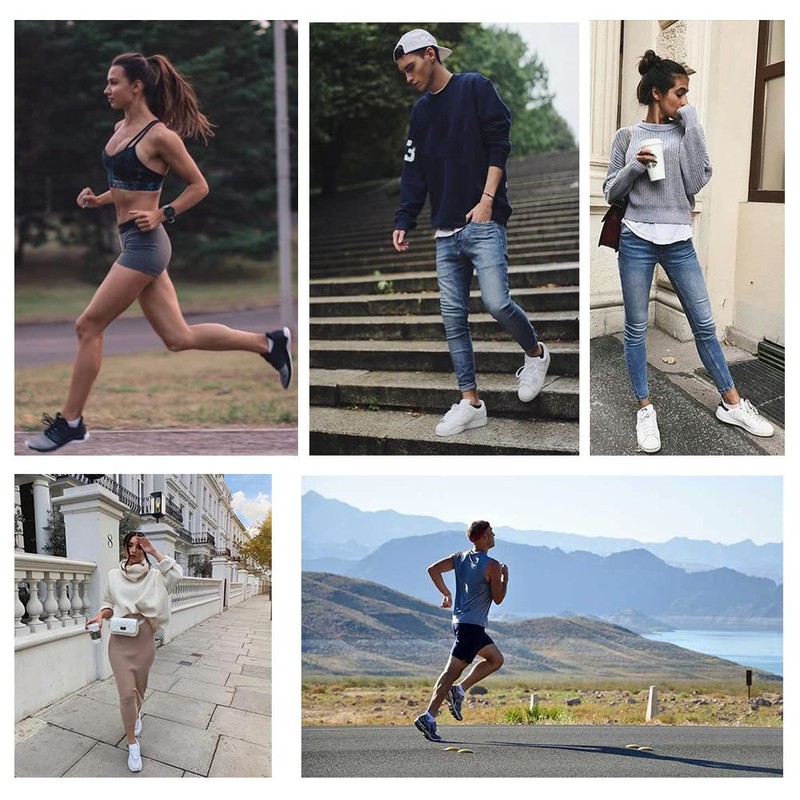 FALARY Adults’ Unisex Trainer Socks, Short Cotton Socks, Breathable Half-Socks,