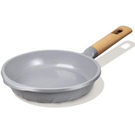 COOKLOVER Nonstick Ceramic Fry Pan, Non-Toxic, PTFE&PFOA Free, Induction Compatible Egg Skillet Stir Frying Pan with Heat Resistant Handle, 8 Inch – Gray