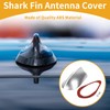 Partuto 1 Pcs Universal Shark Fin Antenna Cover Signal Roof
