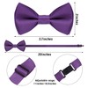 Bskifnn Kids Suspenders Bow Tie Sets Classic Solid Color Toddler