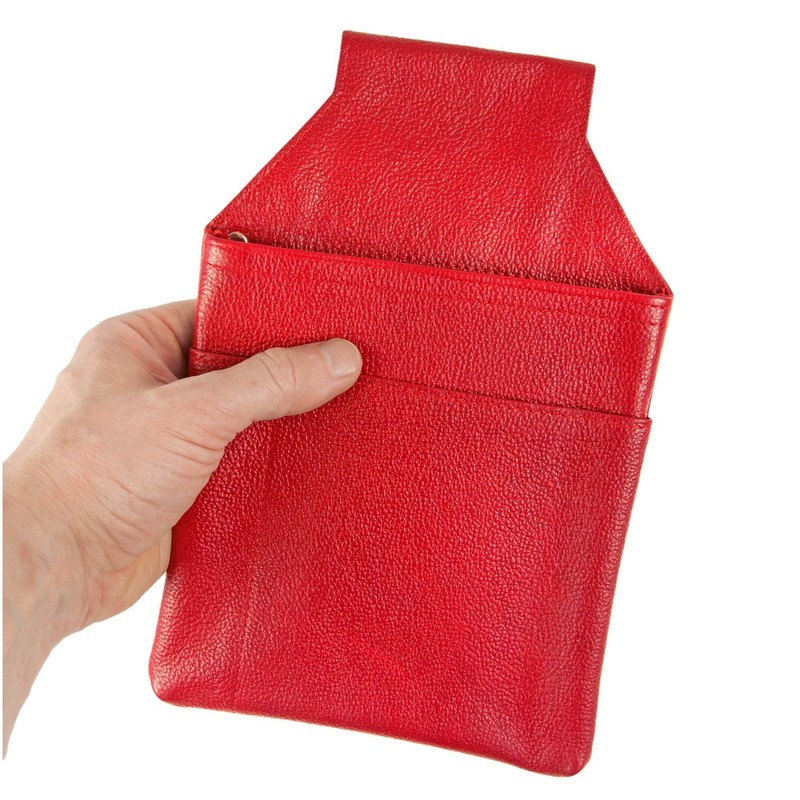 hamosons 1009 Professional Waiter's Holster Nappa Leather Light Red