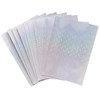 10 Hologram Stickers Transparent A4 Size Glitter Cutting Stickers Glossy