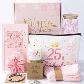 Splendest 25TH Birthday Gifts Ideas For Women,25TH Birthday Gifts For Her,Best Presents For 25 Year Old Girls,25 Years Old Birthday Decorations For Best Friends Female Daughter Sister Her Girlfriend