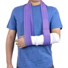 Arm Sling Adjustable Shoulder Support Sling (Purple)