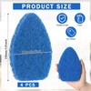 Baderke 4 Pcs Tub Tile Scrubber Cleaning Brush Pads (Without