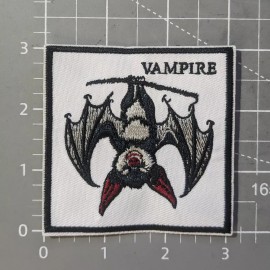 Unbranded Vampire Bat Patch Animals Trendy Trucker Hat Style Embroidered Iron On 3x3"
