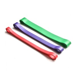 WOONEKY Flat Latex Resistance Band for Resistance Training and Physical Therapy Durable Elastic Exercise Bands for Legs Compact Red