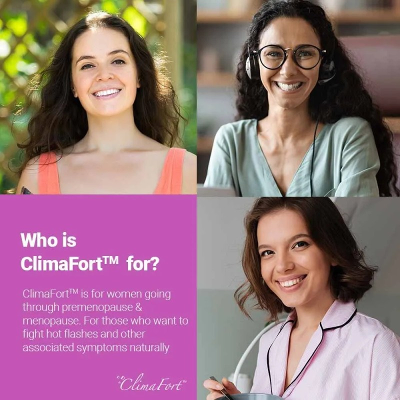 Niam, Climafort, Menopausia, 60 Cápsulas Sabor Sin Sabor