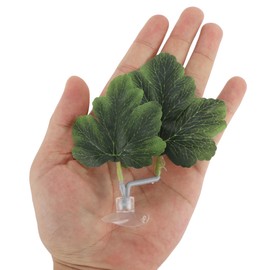 CAPASTEC Betta Fish Bed, Betta Leaf Bed, Plastic Betta Hammock, Betta Hammock Pad with Suction Cup, Betta Fish Resting Place Betta Aquarium Decor 2 Pc