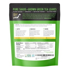 Polvo De Té Matcha Orgánico Premium Japones Grado Culinario                                                                                           