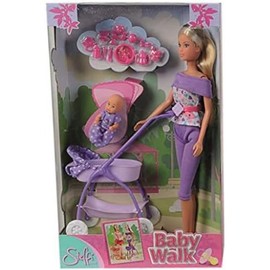 Simba, Steffi Love doll with a baby and pram, 2 assortments