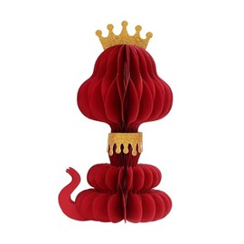 Chinese New Year Decorations Honeycomb Paper Lady Snake Table Centerpiece 2025 Lunar New Year Red Snake Decor Best China New Year Decoration Spring Festival Sign Gift Craft for Office New Year Party