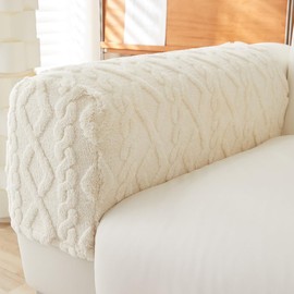 Couch Arm Covers, Stretch Non-Slip Sofa Armrest Protectors for Recliner