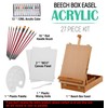 Falling in Art Easel Box Acrylic Paint Set with Portable