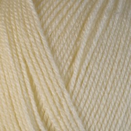 WoolCraft Aran with Wool 400g Knitting & Crochet Yarn, Great Value Acrylic with 25% Wool Yarn, Choose from 43 Shades, 800 Metres, 400g Balls, Single Ball, Cream
