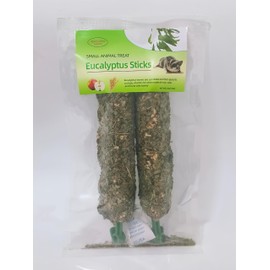 Pleasantly Warm Sugar Glider Treats - 5.3oz Large Eucalyptus Stick, Packed with Eucalyptus Leaves, Fruits, Oats and Honey - Perfect for Sugar Glider Food