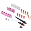 TIG Welding Torch Accessories Glass Cups Gas Lens Chuck Alumina