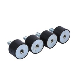 EVGATSAUTO Rubber Mounts Shock Kit, 4Pcs M8/M6 Rubber Mounts Shock Absorber Anti Vibration Silentblock Bobbins(M8)