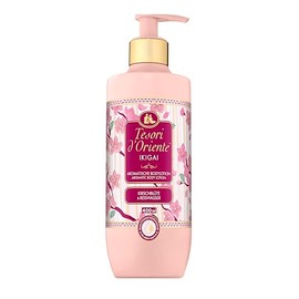Tesori d'Oriente Ikigai Body Lotion Luxury Body Lotion for Velvety Skin with Cherry Blossom and Rice Water Body Lotion for Body Care Ritual for Body and Senses 400 ml