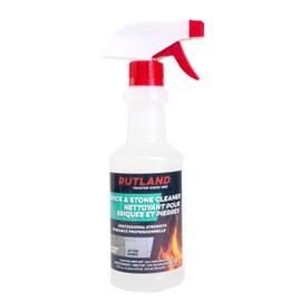 Rutland Brick and Stone Cleaner for Fireplace, Fire Brick, Terracotta, Marble & Porous Masonry - Non-Abrasive Industrial Emulsifier Cleaning Solution for Soot - Made in USA, 16 oz