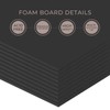 AUEAR, 5 Pack 5x7 Black Foam Boards, Foam Core Poster