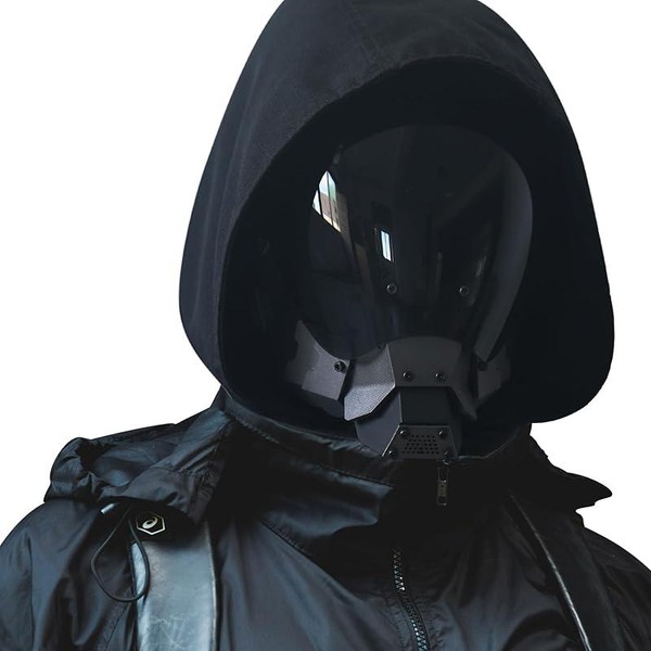 Full Face Mask, Double Sided Breathable Tactical Mask, Party Cosplay