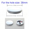 Qrity Sink Drain Plug Stopper, Push Pop-Up Click Clack Plug