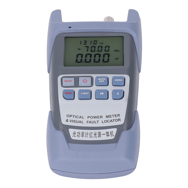 Optical Power Meter 650nm 7 Wavelength High Accuracy Fiber Optic