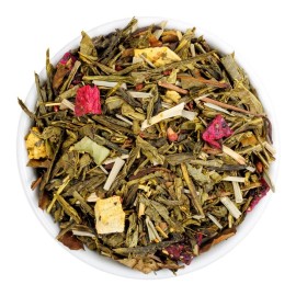 White Exotic Pomegranate White/Green Tea with Dragonfruit - Loose Leaf - Fusion Teas - 3 oz Pouch