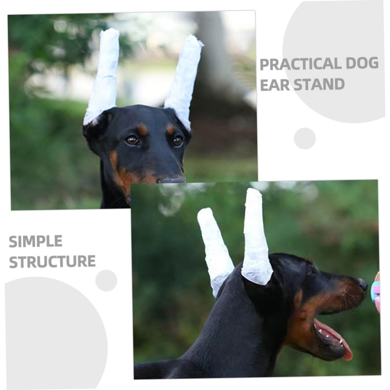 Kisangel Dog Ear Stand Fixed Rod 8 Pieces Pet Ear