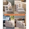 Vfrog New Stairs for Small Dogs 175 H,4Step Dog Steps