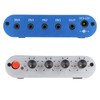 Mini Stereo Mixer 4 in 1 Out Volume Adjustment 3.5mm