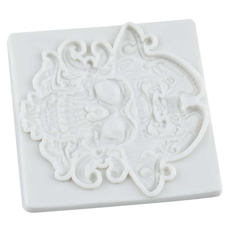 TAOXIBEI Pirate Polymer Clay Mold Pirate Skull Silicone Molds