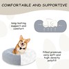 Bunlitent 39'' inch Calming Dog Bed, Plush Anti-Anxiety Donut Dog