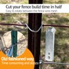Seiria Fence Wire Twister for T Post Clips, Time Saver