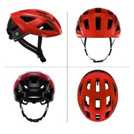 LAZER Tonic KinetiCore Bike Helmet, Lightweight Bicycling Gear for Adults, Men & Women’s Cycling Head Gear, Red Black, Small