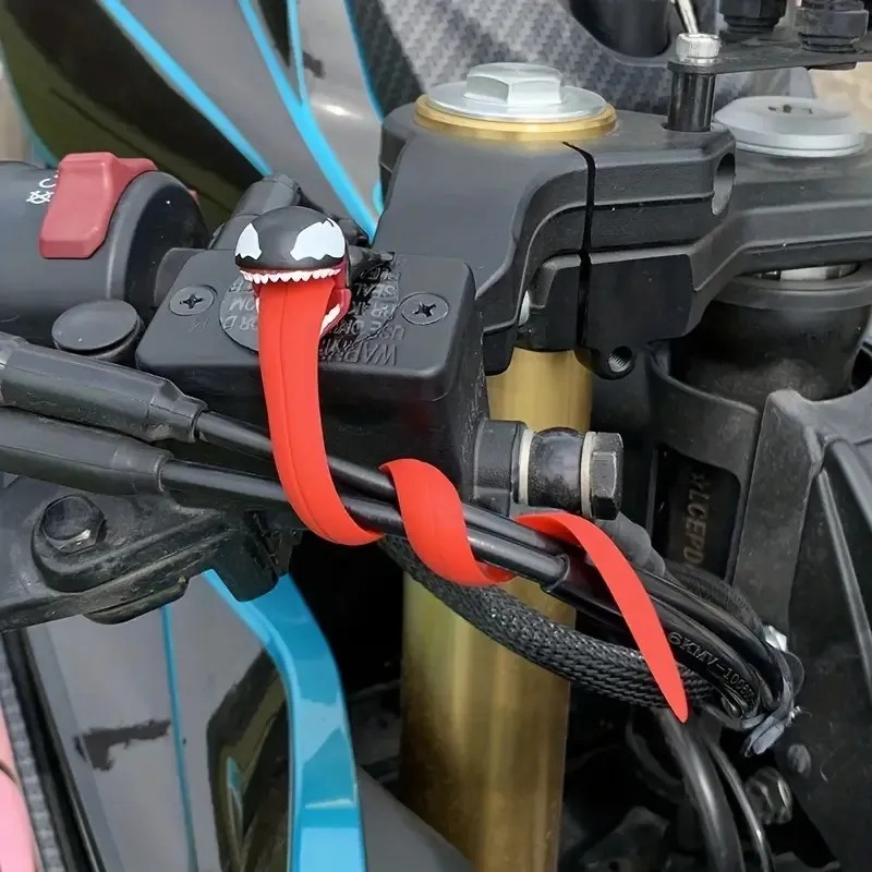 Venom Decorativo Para Manillar De Moto Bici, Cable, Pulsera