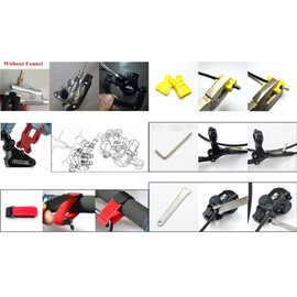 Cycobyco Mineral Oil Bicycle Hydraulic Disc Brake Bleed Kit For All Series Shimano/Magura/Tektro/ZOOM/CSC/ECHO/GIANT / HS33 / NUTT Cycling (Genaral kit)