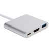 USB C Adpater 3.1 3 in 1 Hub Converter Dock
