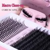 Lash Clusters 100D Long 12-20mm Lash Spikes Eyelash Clusters Volume