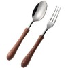 Nagao Tsubamesanjo Boston Teaspoon String Fork, Set of 2, 18-8
