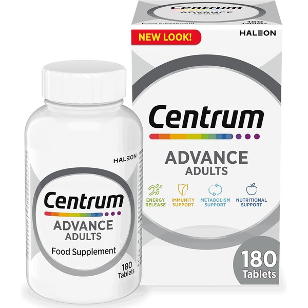 Centrum Advance Multivitamin & Mineral Tablets – Daily Health Support