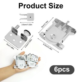 2 Pieces Sliding Door Parts, Sliding Door Set, Sliding Door Rollers for Sliding Door, Sliding Door Wheel, Replacement Rollers and Guides for Sliding Doors, for Cabinets, Windows, Sliding Doors