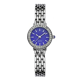 WWOOR Women Ladies Fashionable Elegant Quartz Movement Watches Wristwatch (Blue)