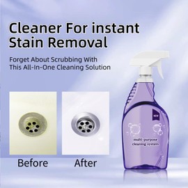 bryanture Cleaner, Cleaning Spray, Cleaner for Instant Stain Removal, Cleaning Spray with Concentrated Cleaning Tablets (18pcs)
