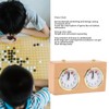 Chess Clock Timer, Retro Wooden Analog Chess Clock with Clockwork
