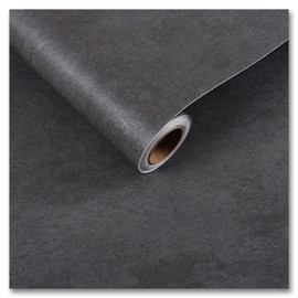 CRE8TIVE Dark Grey Concrete Contact Paper 24"x354" Extra Thick Wide Durable Cement Wallpaper Peel and Stick Waterproof Concrete Interior Film Industrial Decorative Wall Mural for Living Room Kitchen