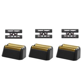 Pro 5 Star Series Finale Shaver Replacement Foil and Cutter Bar Assembly Compatible with wahl Shaver Model 7031-100/7043-100-For men's shaving- 3PCS Black