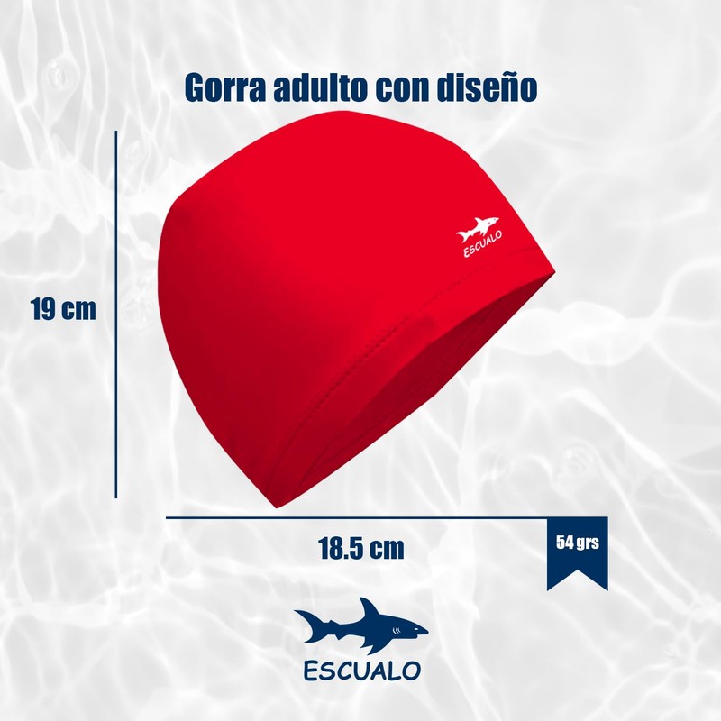 escualo Gorra para Natacion Unisex Adulto Modelo Lycra (Lycra) Unitalla,