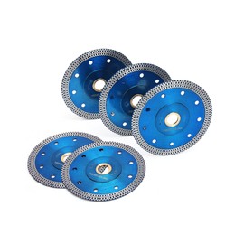 5Pcs/Box Porcelain Blade Super Thin Diamond Saw Blade 4.5" for Marble Granite Porcelain Tile Cutting(4.5"-5pcs)